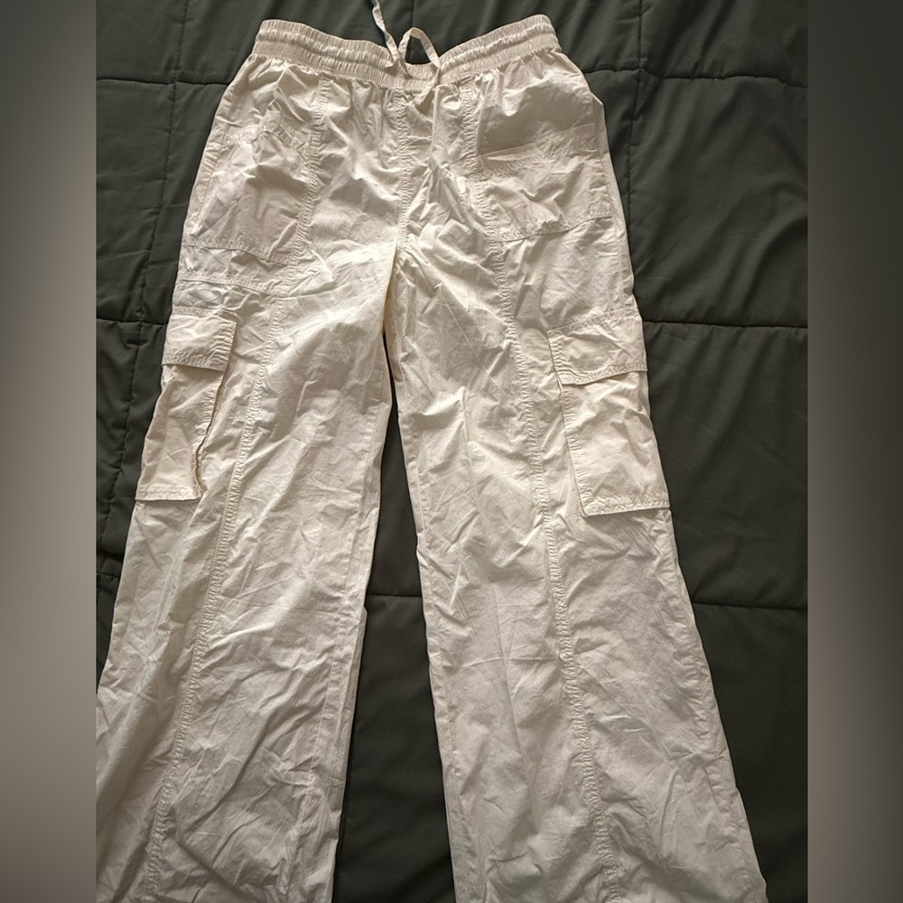 Aerie White Cargo/utility Pants